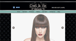 Desktop Screenshot of cestlavie-salon.com