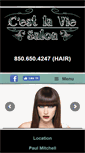 Mobile Screenshot of cestlavie-salon.com